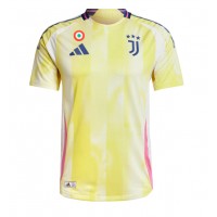 Camiseta Juventus Dusan Vlahovic #9 Visitante Equipación 2024-25 manga corta